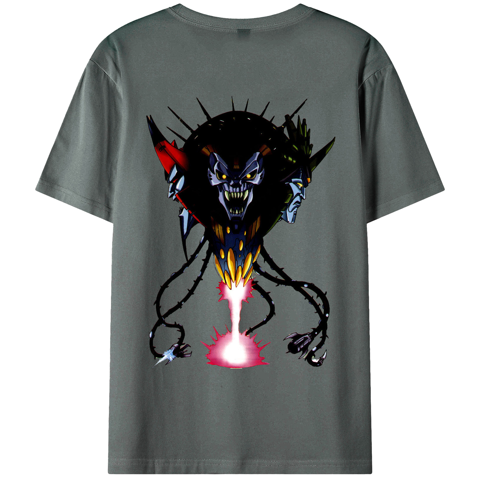 （画像用）  綿100％ メンズ半袖Tシャツ（バックプリント） 通気性